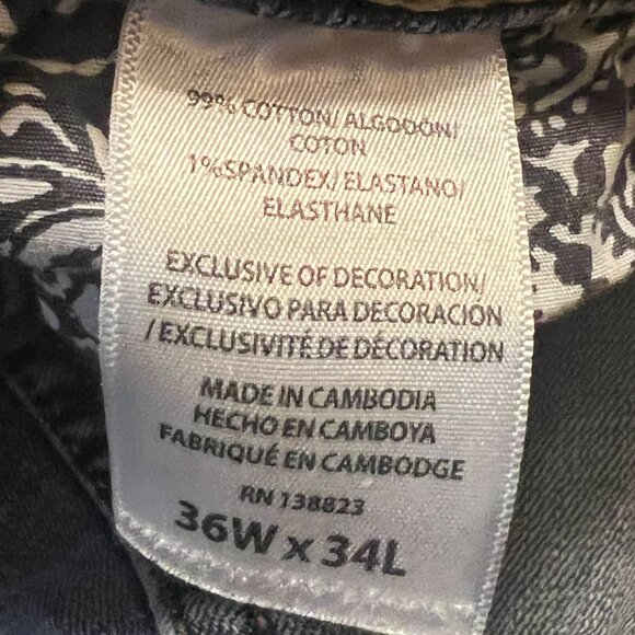 36x34 Men's Cody James Jeans - Picture 3 of 6